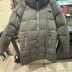 The North Face Gray Puffer Jacket